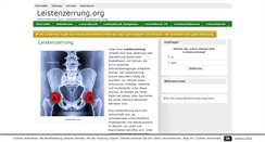 Desktop Screenshot of leistenzerrung.org